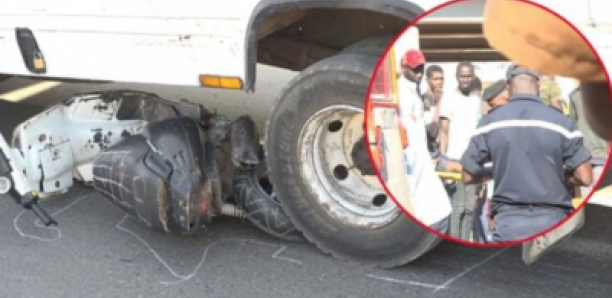 Parcelles Assainies U26 : Les images de la collision entre un Ndiaga Ndiaye et une moto (vidéo)
