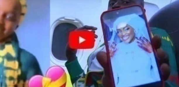 Sadio Mané et Aicha Tamba : L’international sénégalais est fou amoureux de sa femme, en plein vol il est surpris en train de… (vidéo)