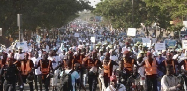 La marche pacifique de la société civile reportée