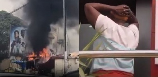 Son lieu de commerce brûlé, cette dame craque : « Sonko yallah nala sougn.. » (vidéo)