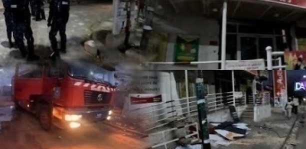 Acte de vandalisme : Le magasin Auchan de Liberté 5 complètement calciné