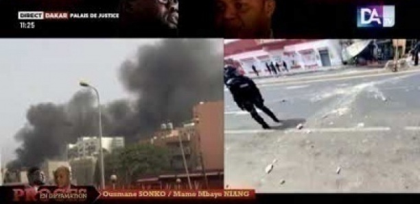 Urgent : Le Auchan de Mermoz incendié
