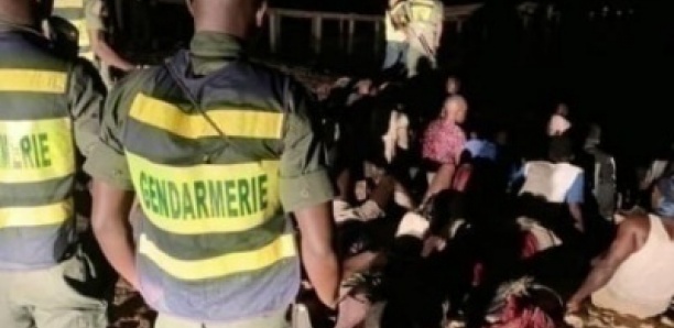 Ngaparou: La gendarmerie interpelle 63 migrants dont 58 maliens