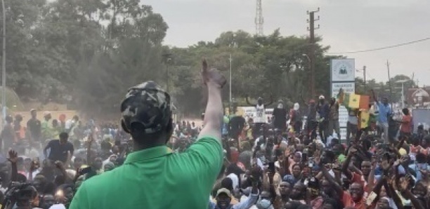 Sonko annonce son retour à Dakar : Regardez la réplique de la foule