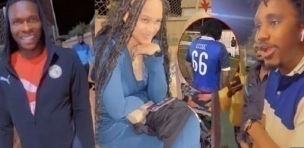 (Vidéo) : Pa Abdou Cissé offre son maillot à Wally Seck. Regardez la première réaction de l’artiste