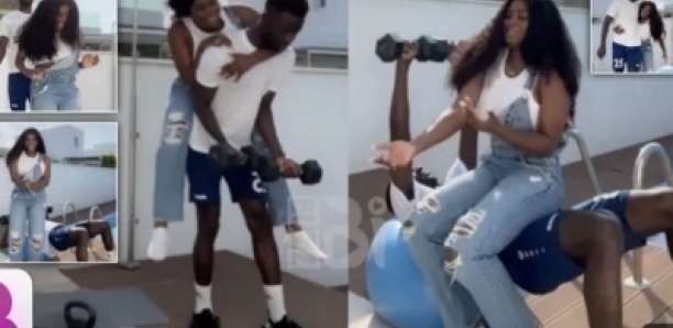 (Vidéo) : Quand Virginie perturbe Moustapha Name dans ses entraînements. C’est mignon !