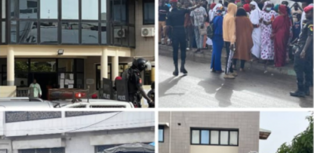 Procès Ahmet Aidara: malgré la pluie, les partisans du maire prennent d’assaut le tribunal de Guédiawaye