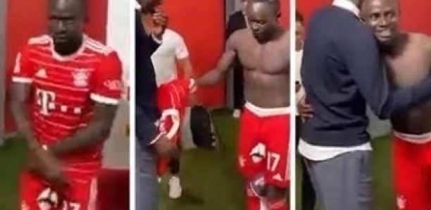 Le beau geste de sadio mané après le match il offre son maillot à Babacar Ndiaye du staff de Leipzig