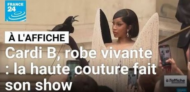 Cardi B, robe vivante et adieux : la haute couture fait son show