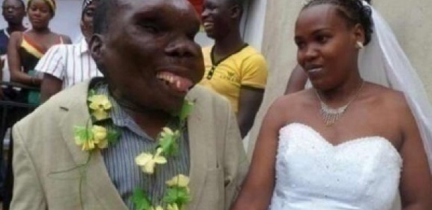 Voici L'homme Le Plus Laid D'ouganda Avec Sa Femme