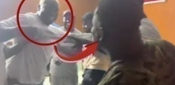 Eumeu Sene et Gouye Gui ça chauffe entre les deux lutteurs