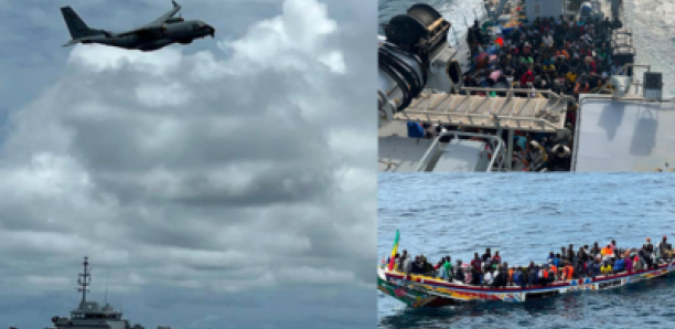 Au large de Dakar : 133 migrants secourus grâce à une opération conjointe Air-Mer
