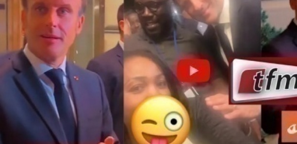 Dieynaba Seydou Ba interrompt le Président Macron pour un selfie