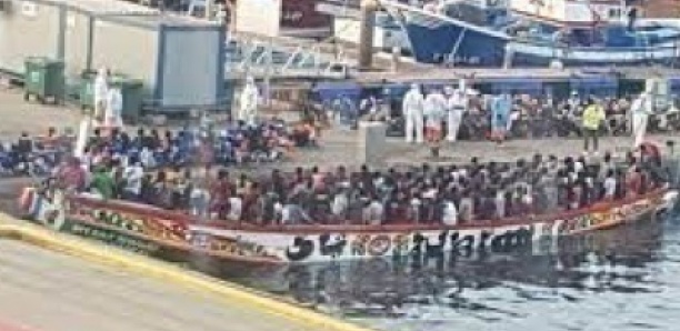 Risque en Mer: 30 Migrants Interpellés en Tentative de Passage vers les Îles Canaries(Photos)