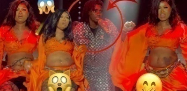 Tenue rouge, danse très hot: Ndeye Ndiaye Banaya exc!te Waly et son public