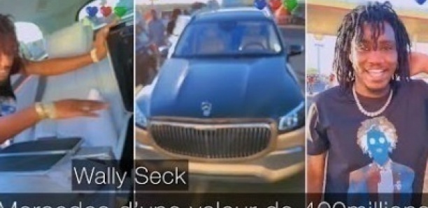 Wally Seck s’offre une nouvelle voiture Mercedes à 400 millions fcfa