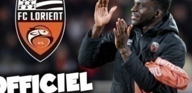Bamba Dieng signe à Lorient il est présenté au public lors du match Lorient Rennes