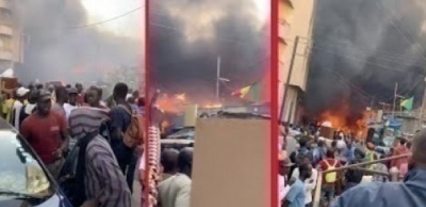 Marché central de Kédougou / Un incendie dévastateur réduit en cendres quatre magasins : Des pertes de plusieurs millions enregistrées