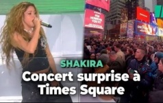 Shakira Donne Un Concert Gratuit à Times Square Pour La Sortie De Son Nouvel Album