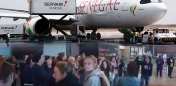 Retard d’un vol Air Sénégal : Des ressortissants français déclenchent une contestation à l’aéroport Blaise Diagne