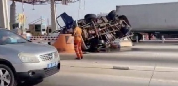 Sortie de péage près de l'Aidb : Un grave accident bloque la circulation