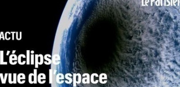 Les images spectaculaires de l'éclipse solaire totale vue de l'espace