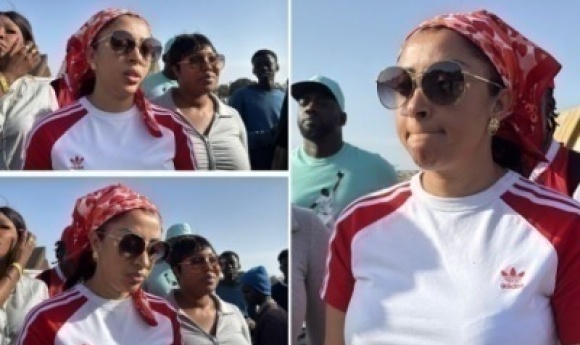 Sokhna Aidara En Repérage Pour Le Grand Show De Son Mari Wally Seck: Quand L'amour Soutient L'artiste.