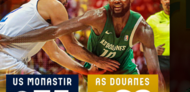 Basket- Bal 2024: Battue par l’Us Monastir, l’As Douanes dans une mauvaise posture