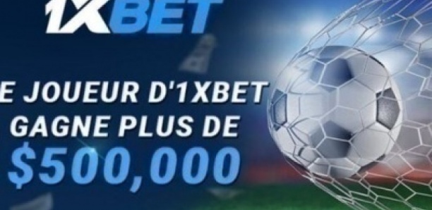 La société de paris 1xBet a payé plus de 500 000 USD à un joueur guinéen!