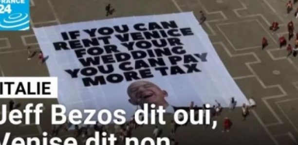 Le mariage du milliardaire Jeff Bezos à Venise suscite la colère des locaux