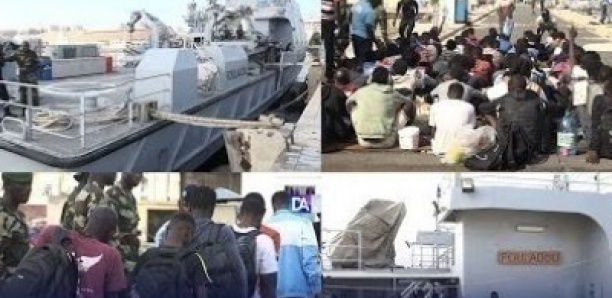 Emigration clandestine : 83 Sénégalais dont 03 femmes et 02 mineurs, 12 gambiens et 02 maliens entendus par la police
