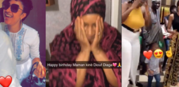 Le bisou de Thione Seck à Diaga, Aicha Ballago chante pour sa mère