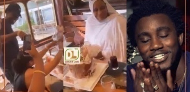 L’incroyable surprise de wally seck et de son frere a leur maman diaga lors de son anniversaire