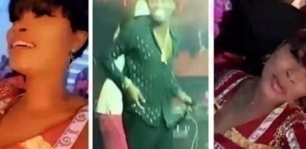 Ambiance de folie : Chanté par le Faramarène, Mbathio Ndiaye se défoule à la soirée de Wally Seck