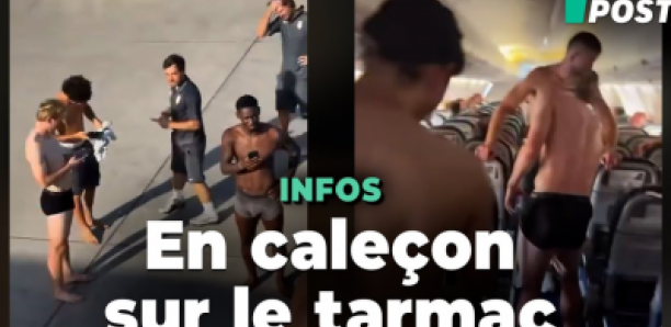 Des joueurs de l’AS Monaco en caleçon sur le tarmac à cause d’un problème dans l’avion