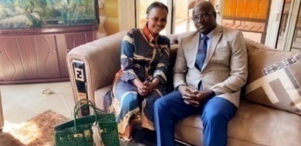 Mbathio Ndiaye réaparait avec le consul général du Sénégal en Chine
