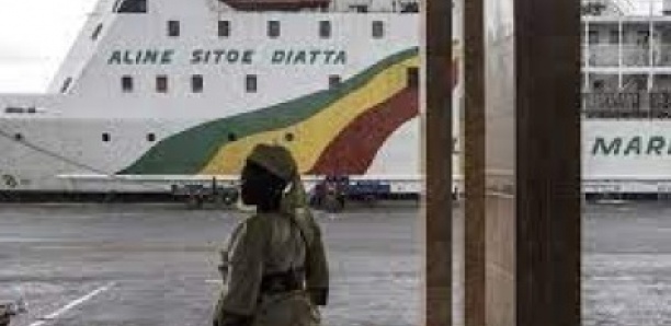 Ziguinchor : L’économie en « détresse » suite à l’arrêt des rotations du bateau Aline Sitoé Diatta